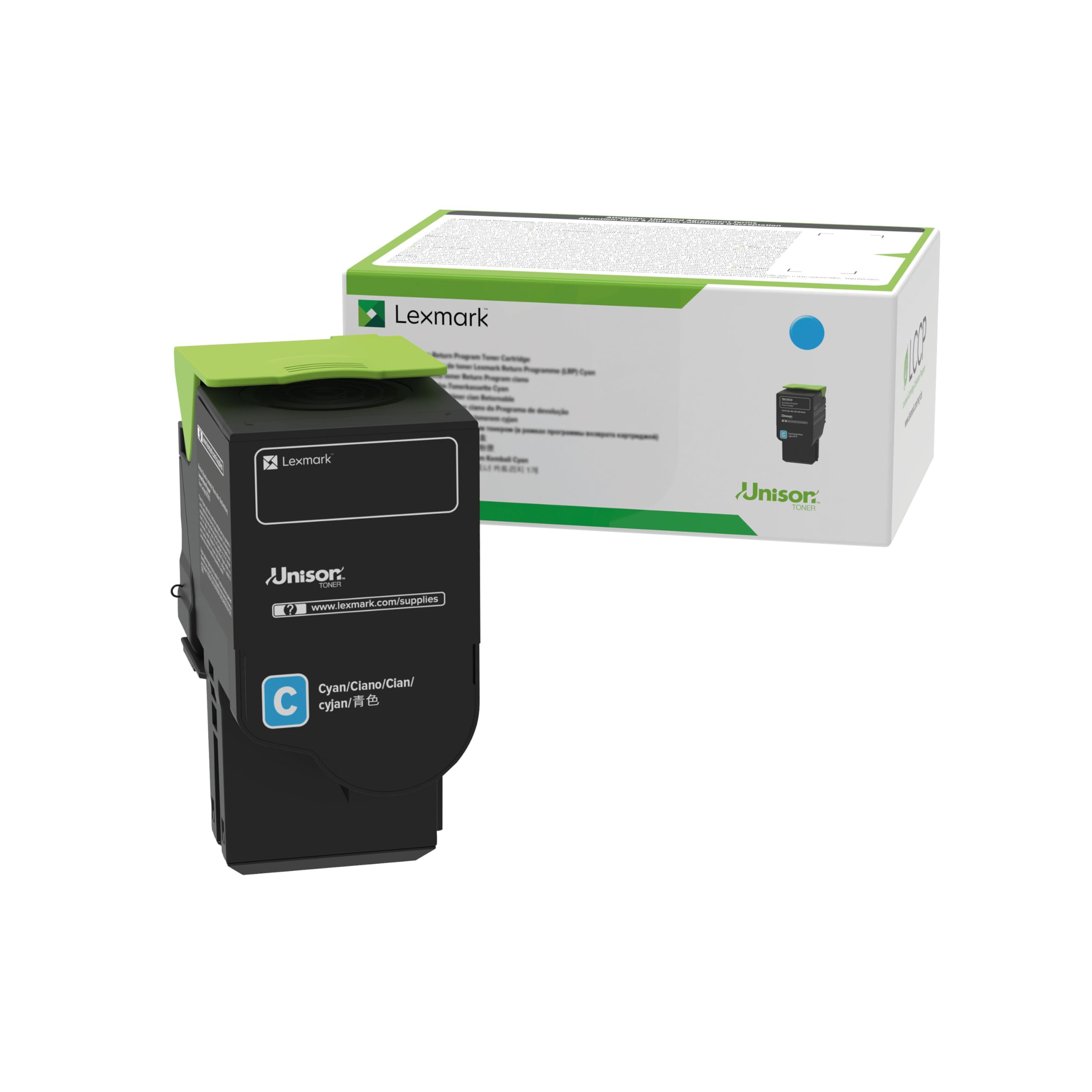 Cartucho de Toner Lexmark Cyan Original Rendimento Extra Alto