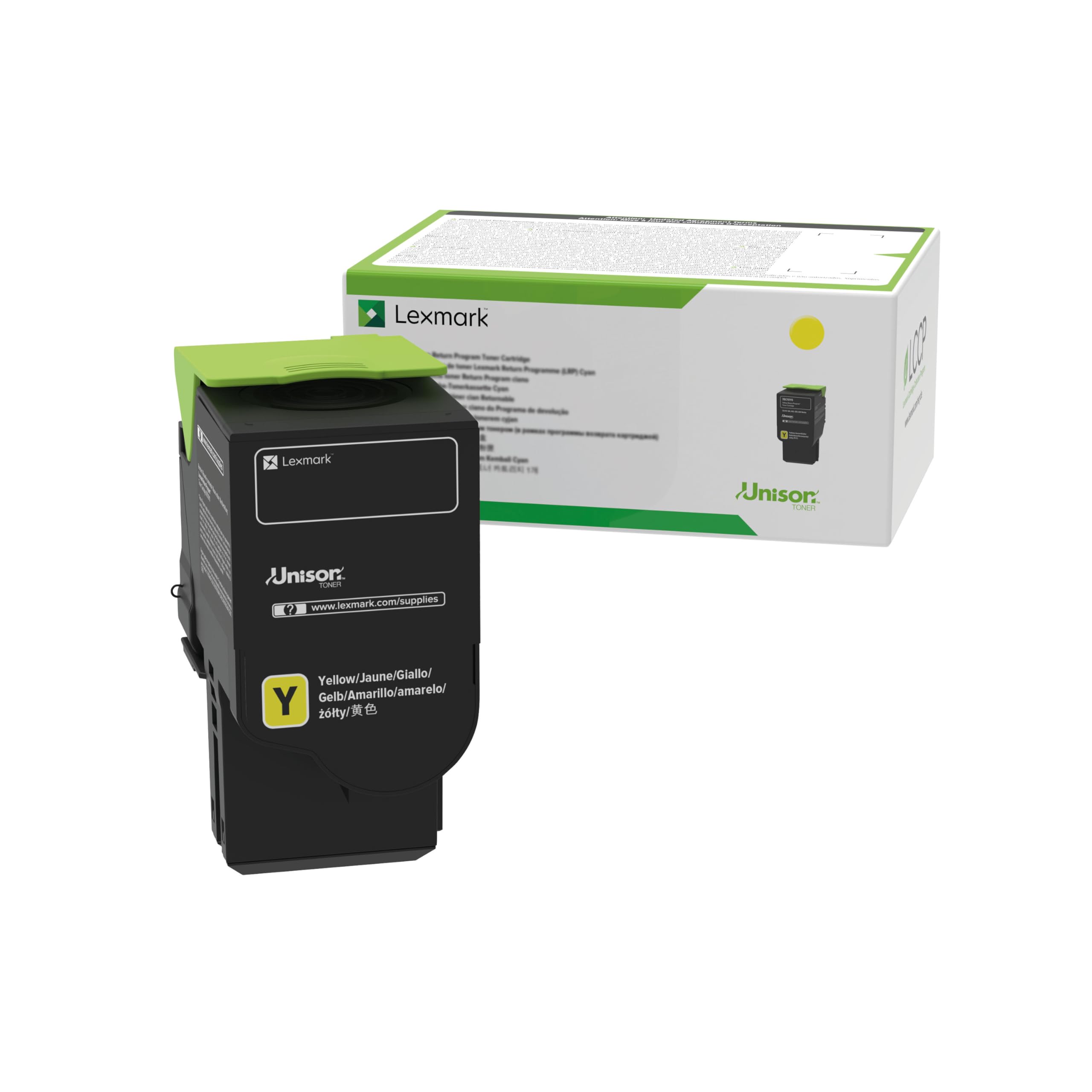 Cartucho Toner Lexmark Amarelo Extra Alto Original