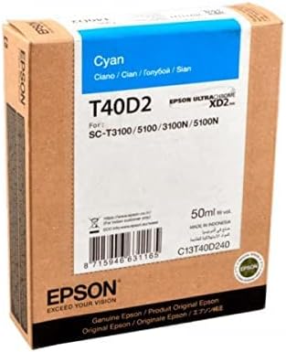 Tinteiro Epson T40D240 Azul Cyan 50 ml - Imagem 3