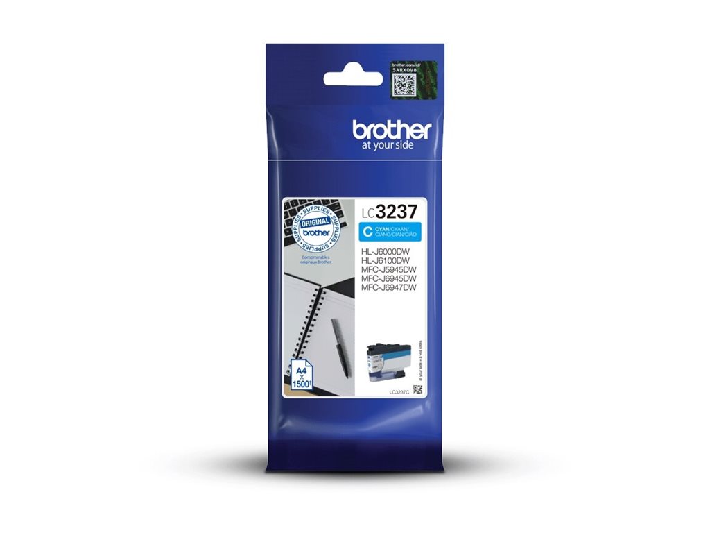 Tinteiro Brother LC3237C Ciano Original