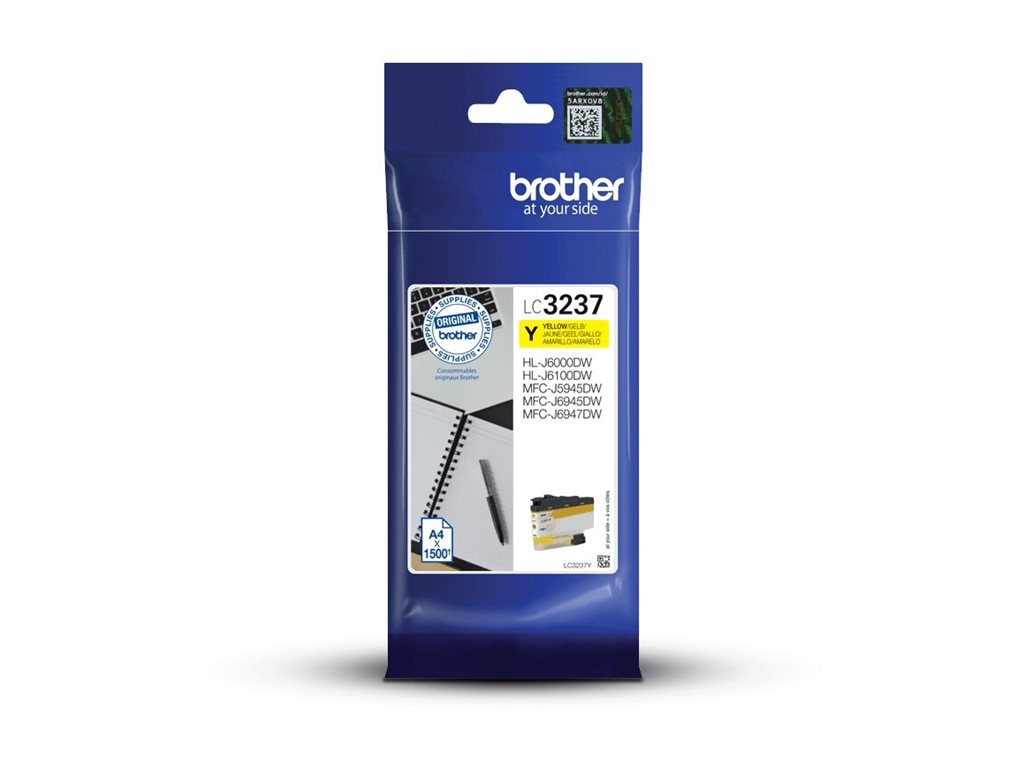 Tinteiro Brother LC3237Y Amarelo Original