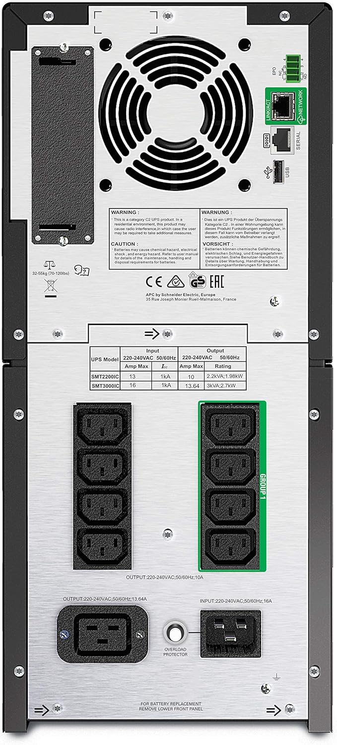 UPS APC Smart-UPS SMT2200IC 2200 VA Preto - Imagem 3