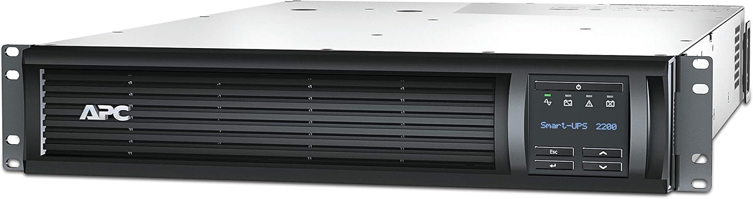 APC Smart-UPS SMT 2200VA LCD RM with SmartConnect - UPS (montável em bastidor) - AC 230 V - 1980 Watt - 2200 VA - RS-232, USB - conectores de saída: 9 - 2U - para P/N: AR3003, AR3003SP, AR3006, AR3006SP, AR3103, AR3103SP, AR3106, AR3106SP, AR9300SP - Imagem 10
