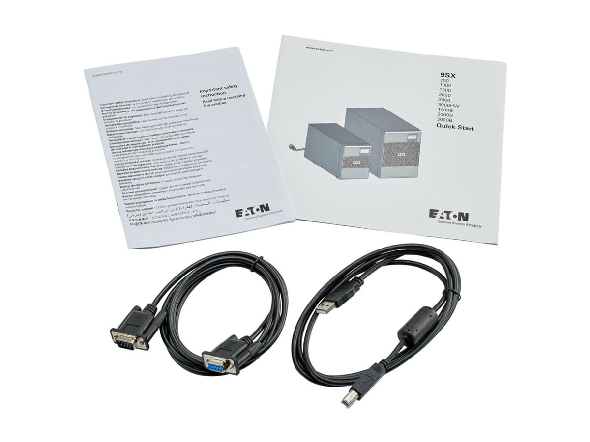 UPS Eaton 9SX 1000VA 900W Dupla Conversão Torre Preto - Imagem 1