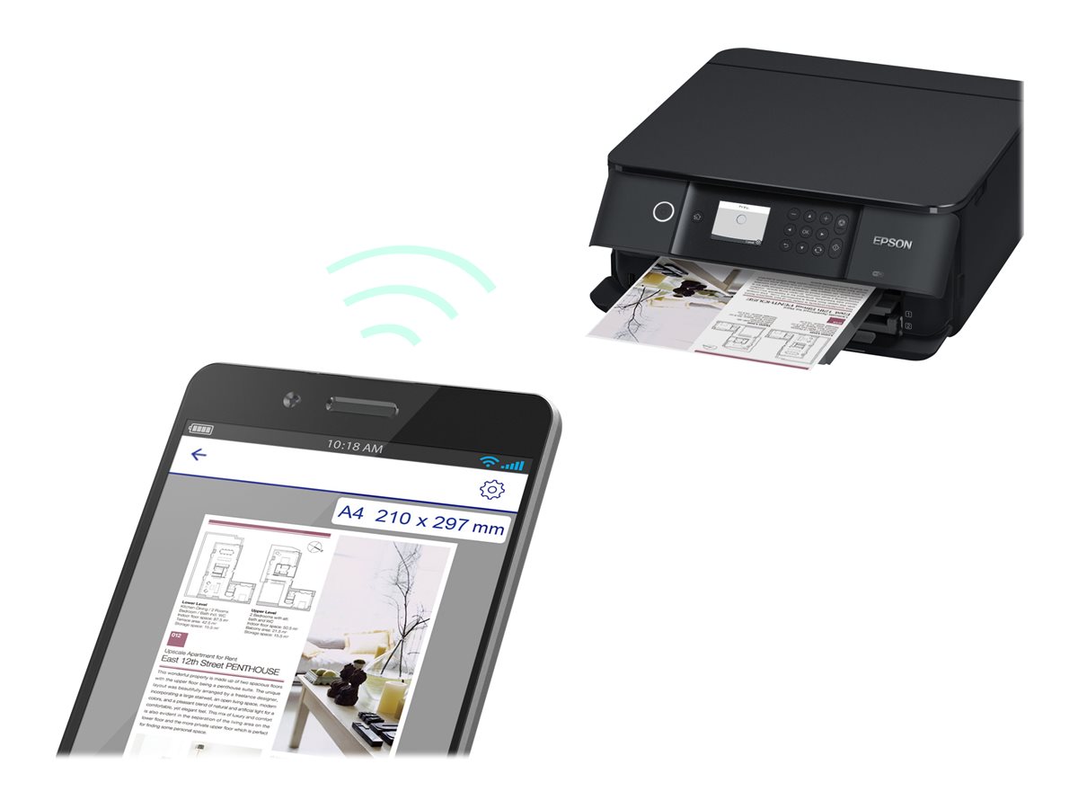 Impressora Multifunções Epson XP-6100 Jacto Tinta A4 Wi-Fi Preto - Imagem 4