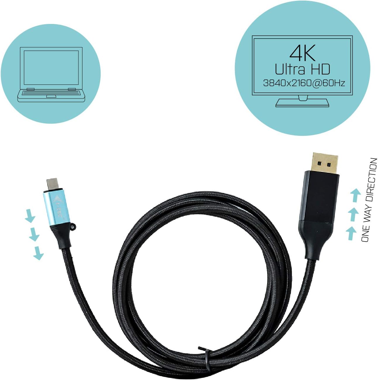 Adaptador de Vídeo i-Tec USB-C DisplayPort - Imagem 3