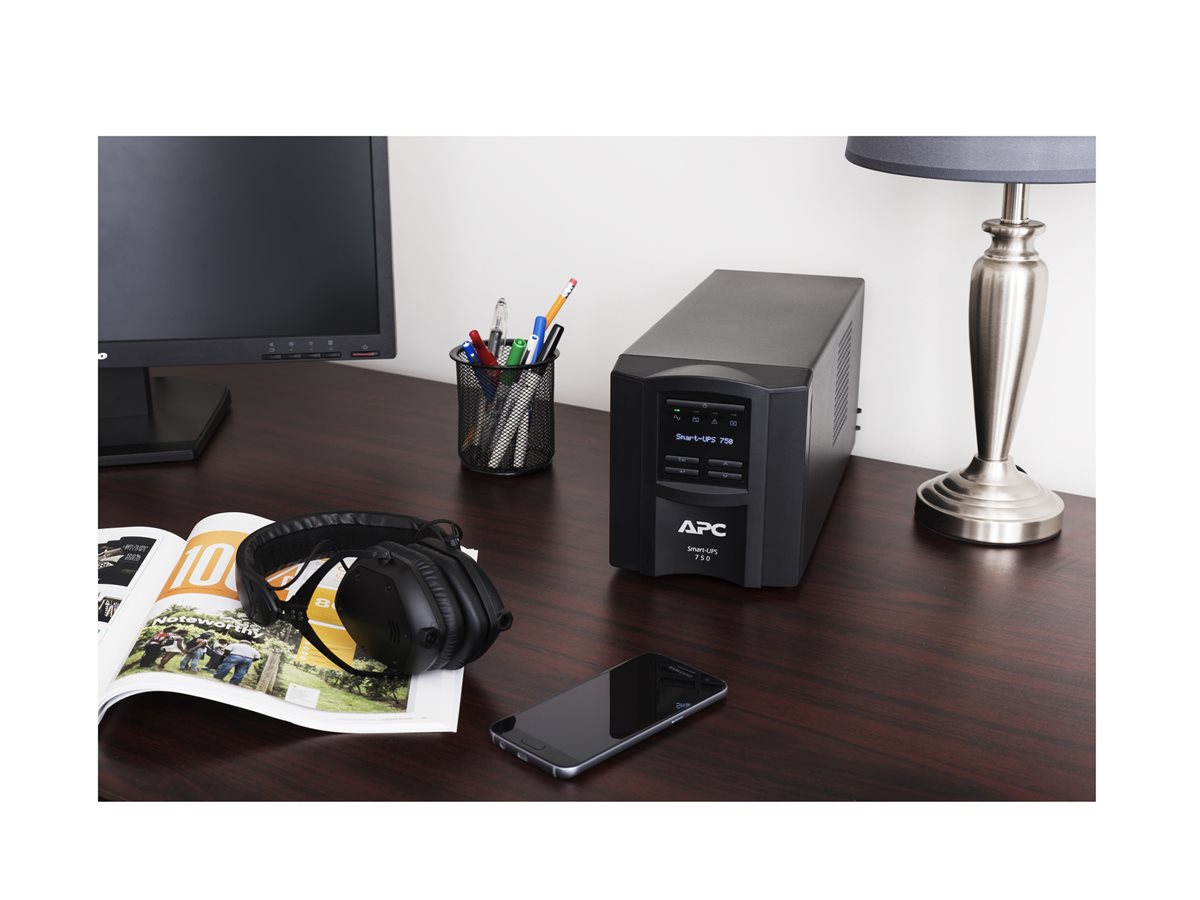 UPS APC Smart-UPS SMT750IC 750VA SmartConnect Preto - Imagem 7