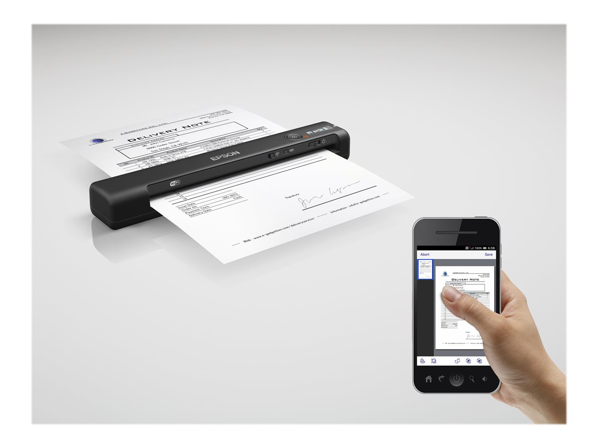 Scanner Epson WorkForce ES-60W A4 Wi-Fi Portátil - Imagem 14