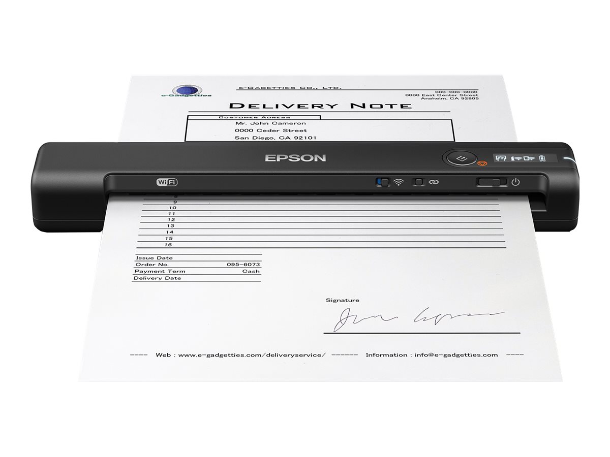 Scanner Epson WorkForce ES-60W A4 Wi-Fi Portátil