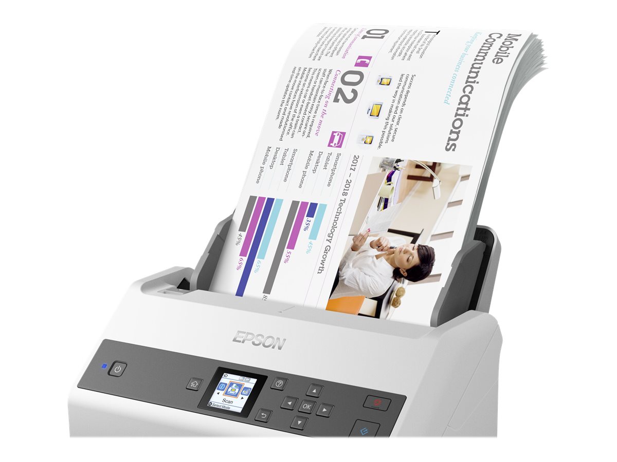 Scanner Documentos Epson WorkForce DS-970 Duplex A4 85ppm ADF 100 - Imagem 3
