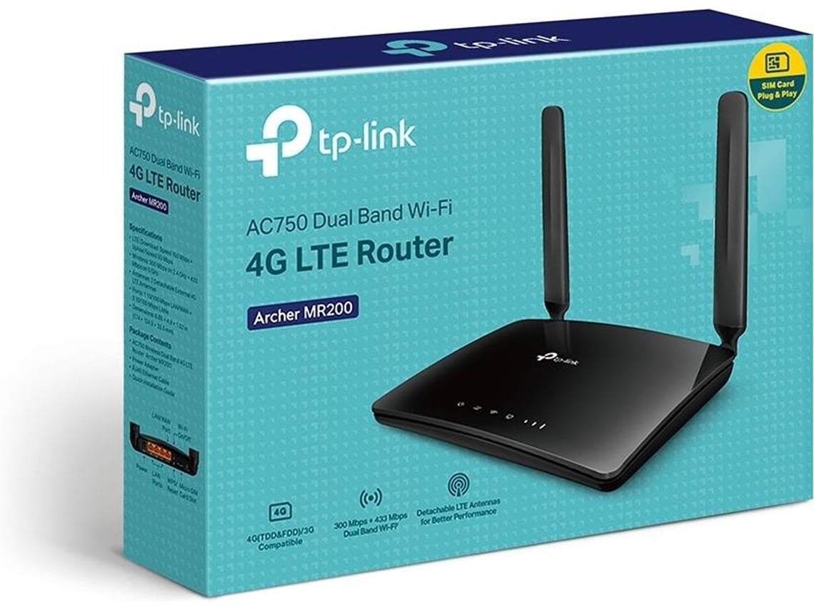 Rotador 4G TP-Link Archer MR200 Dual Band Wi-Fi 5 - Imagem 4