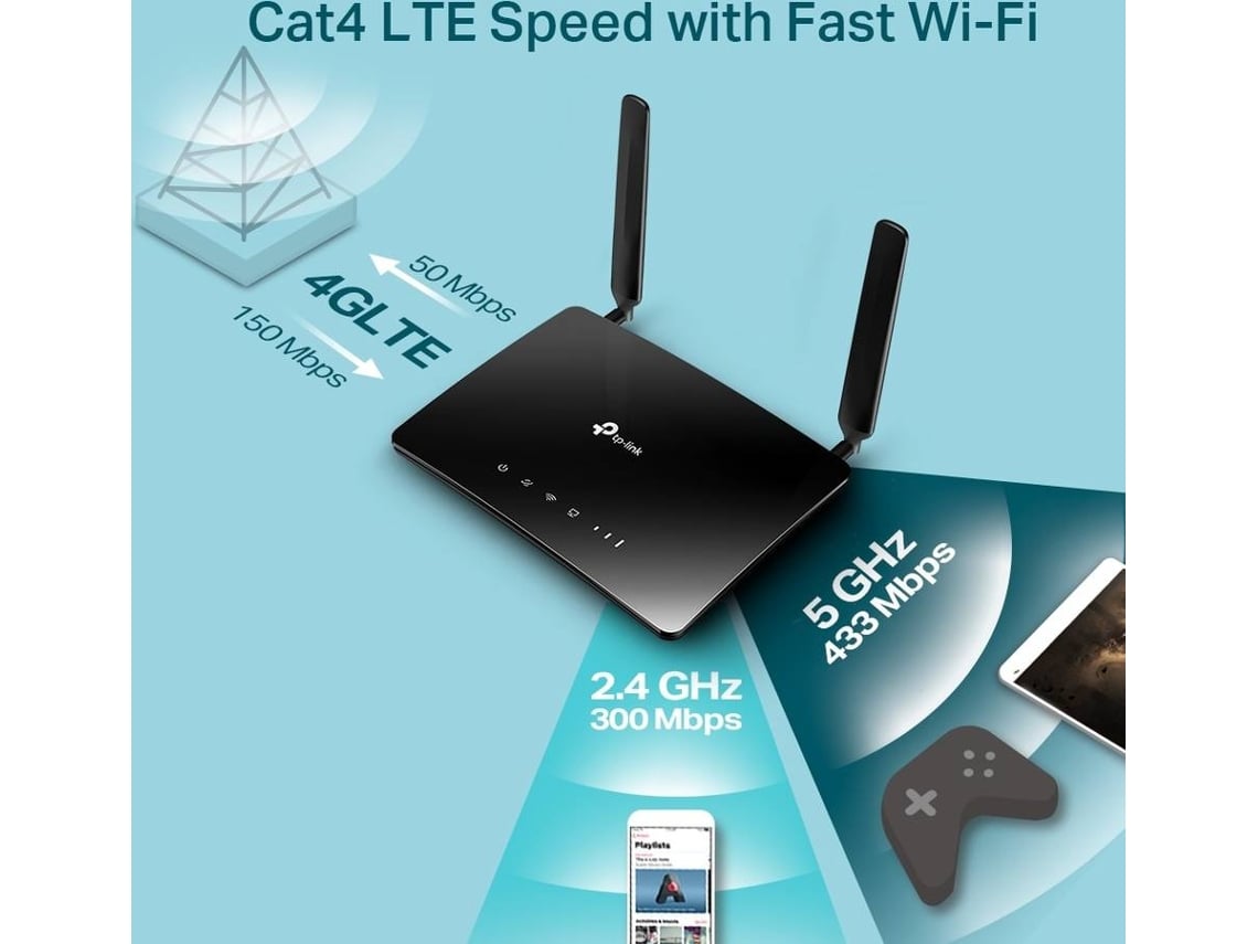 Rotador 4G TP-Link Archer MR200 Dual Band Wi-Fi 5 - Imagem 7