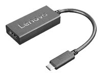 Adaptador Lenovo USB C para HDMI 4K 60Hz Preto