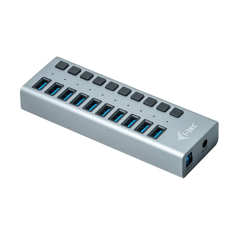 Hub i-Tec USB 3.0 10 Portas Alimentado Carregamento - Imagem 3