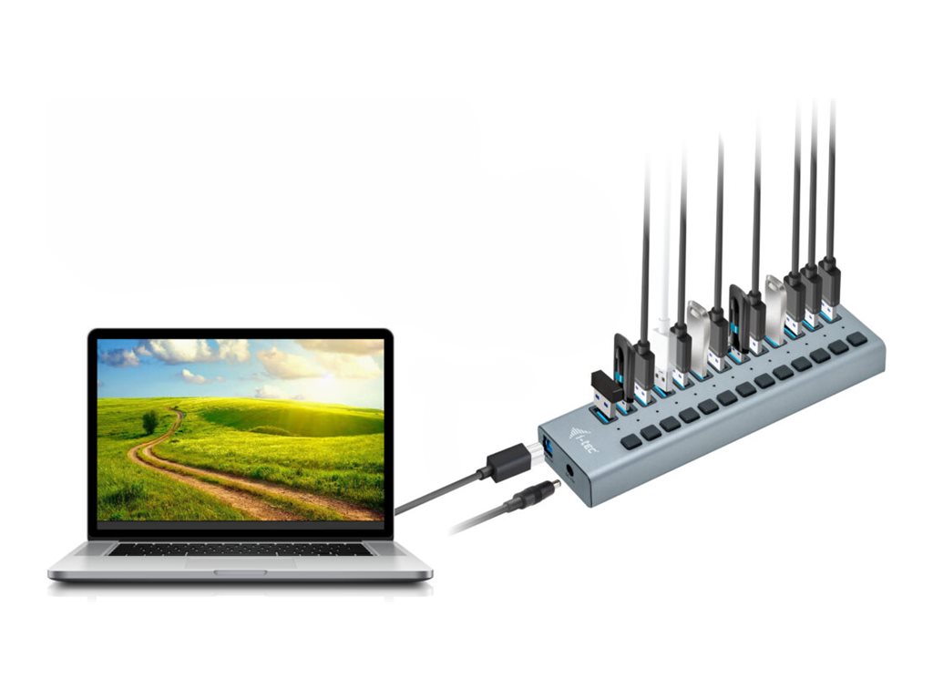Hub USB de Carregamento i-Tec 13 Portas USB 3.0 60W - Imagem 2