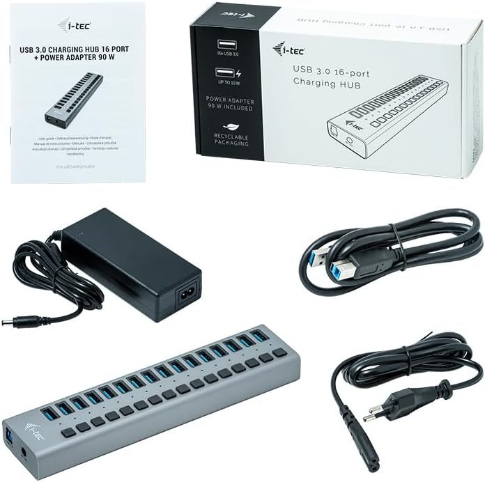 Hub USB Carregamento i-Tec 16 Portas 3.0 - Imagem 5