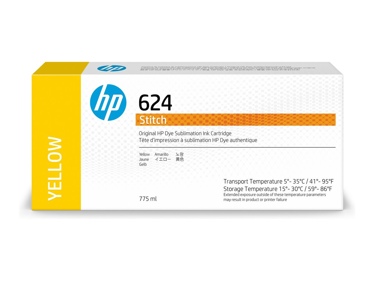 Tinteiro HP 624 Original 775 ml Amarelo - Imagem 3