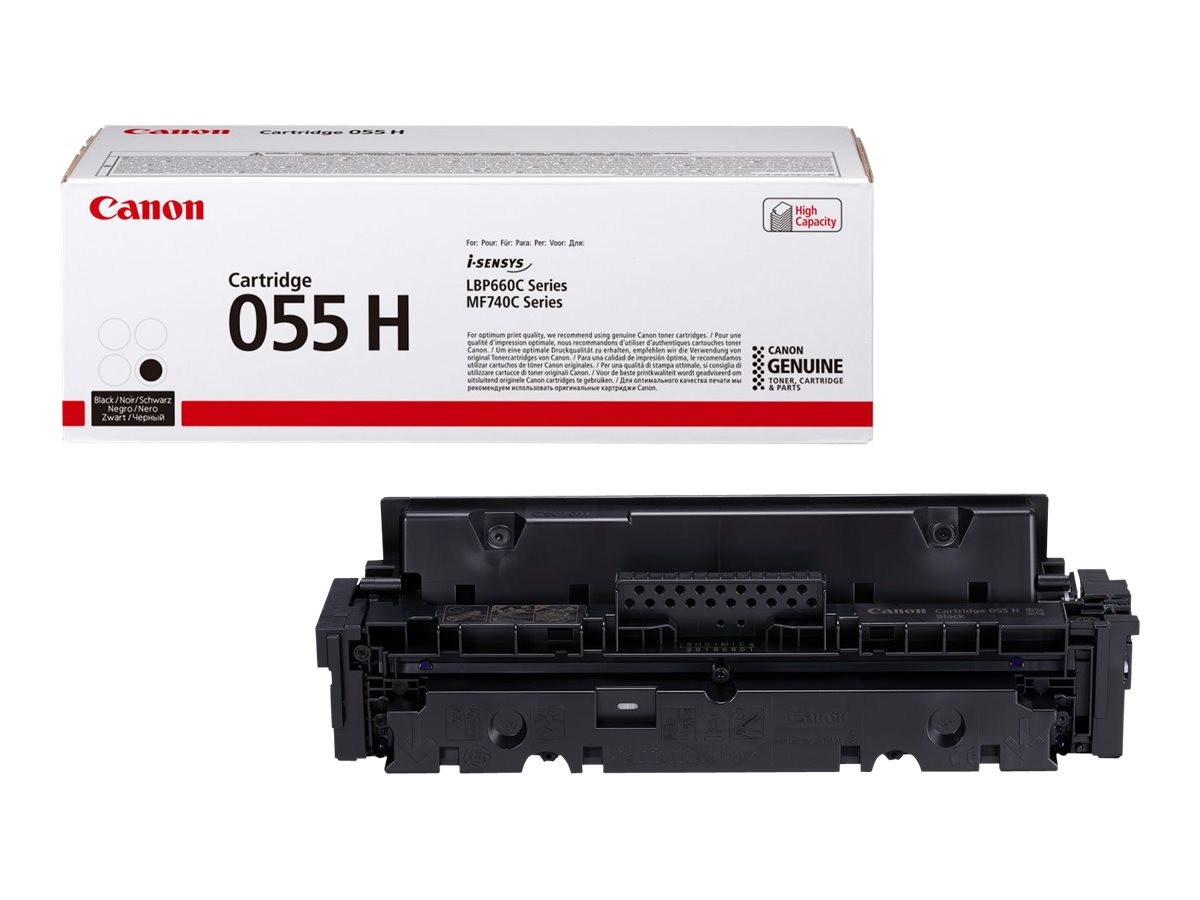 Cartucho de Toner Canon 055 H Preto Alta Capacidade Original - Imagem 2
