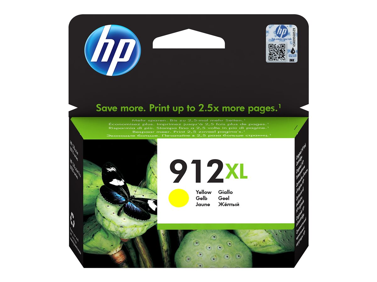 Tinteiro HP 912XL Amarelo Alto Rendimento 8.5ml Original - Imagem 1
