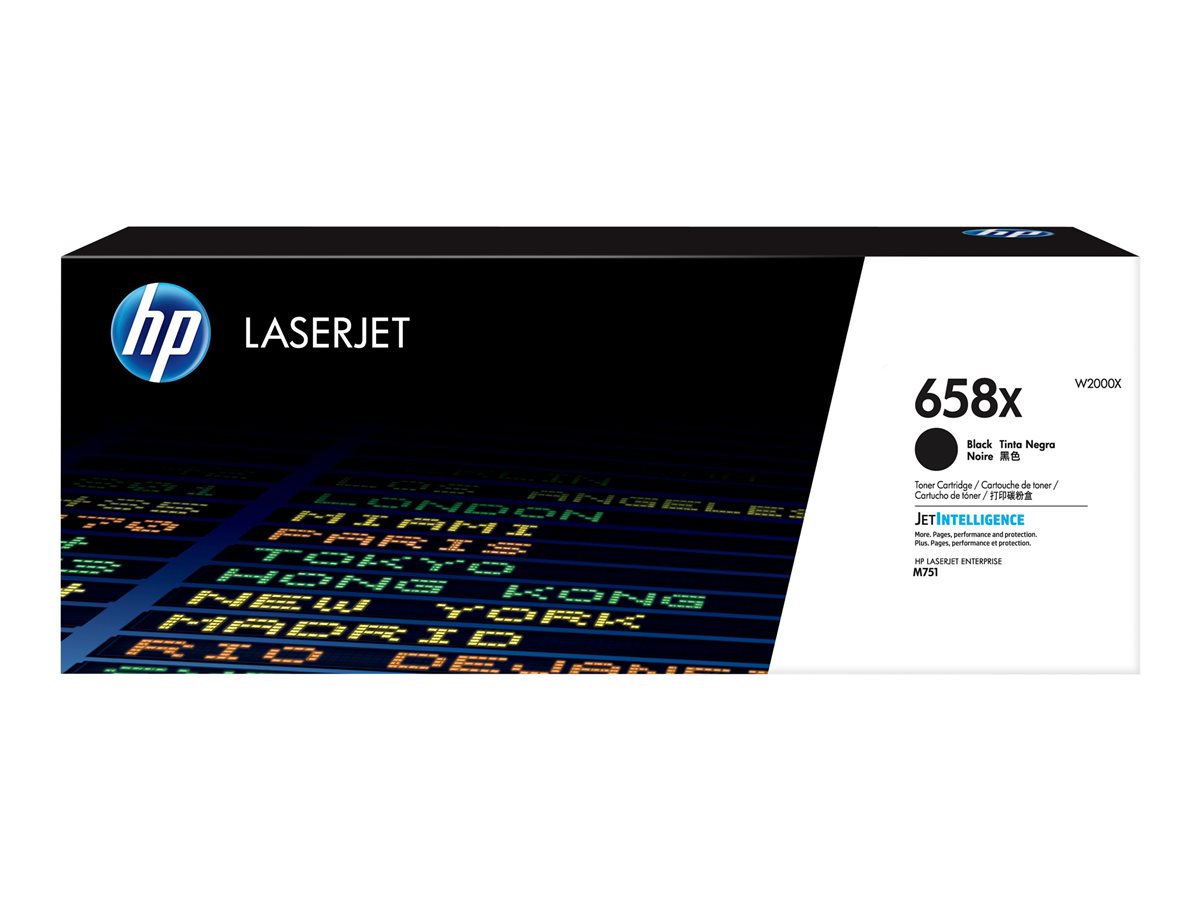 Toner HP 658X Preto Alta Capacidade - Imagem 1