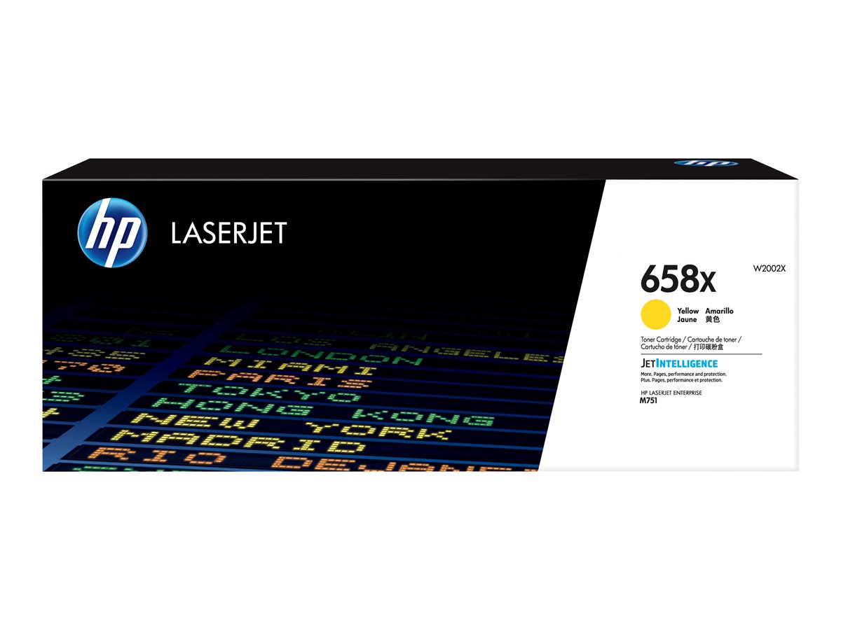 Toner HP 658X Amarelo Alta Capacidade Original - Imagem 1