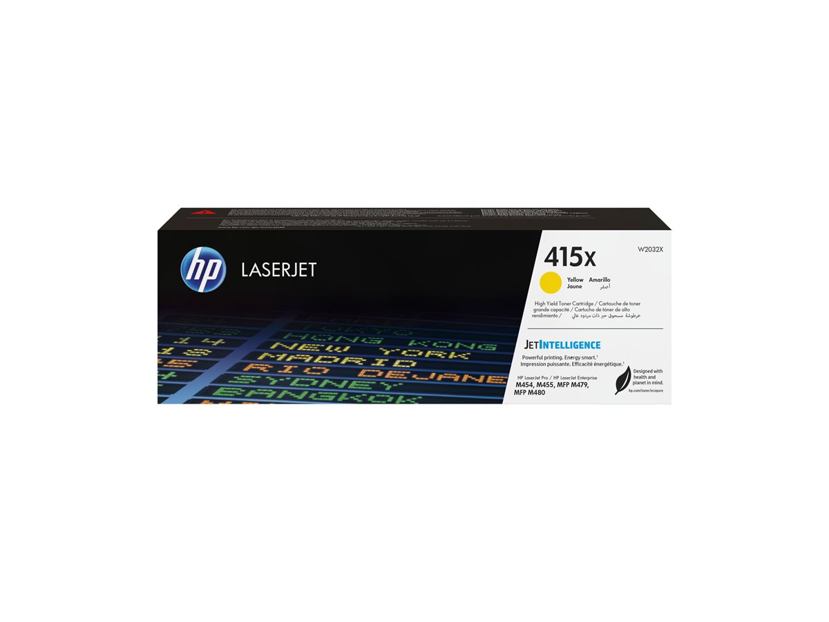 Toner HP 415X Amarelo Alto Rendimento - Imagem 2