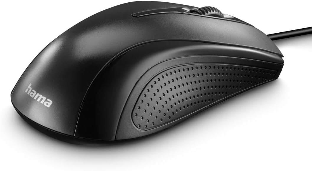 Rato Hama MC-200 Óptico 3 Botões Preto - Imagem 3