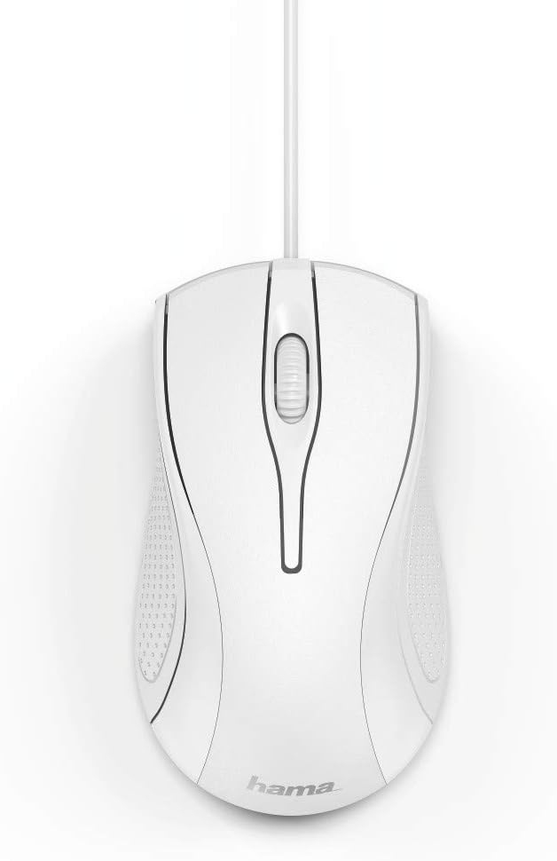Rato Hama MC-200 Ótico 3 Botões USB Branco - Imagem 2