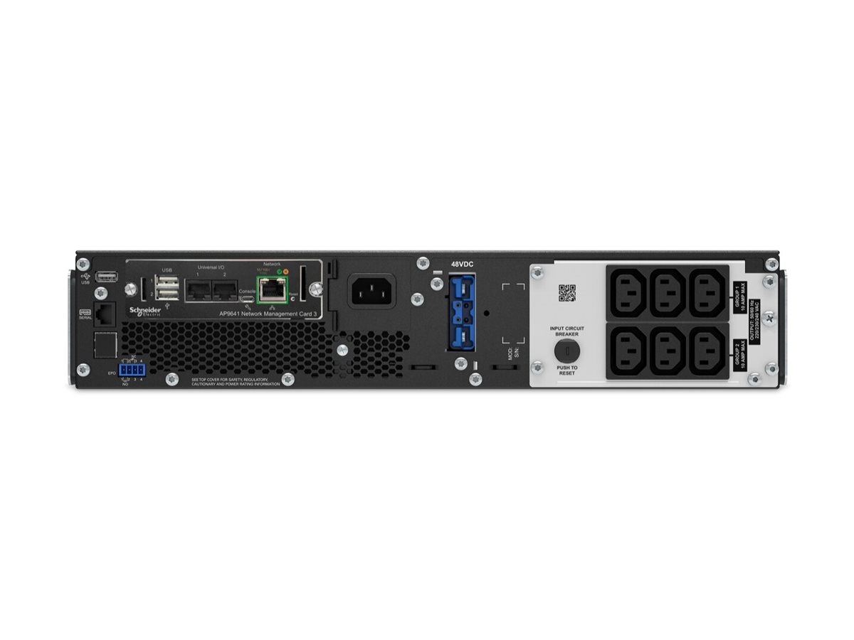 UPS APC Smart-UPS SRT 1500VA Rack 2U Preto - Imagem 2