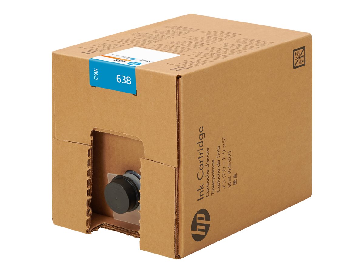 Tinteiro HP 638 10 L Azul Cyan Original - Imagem 2