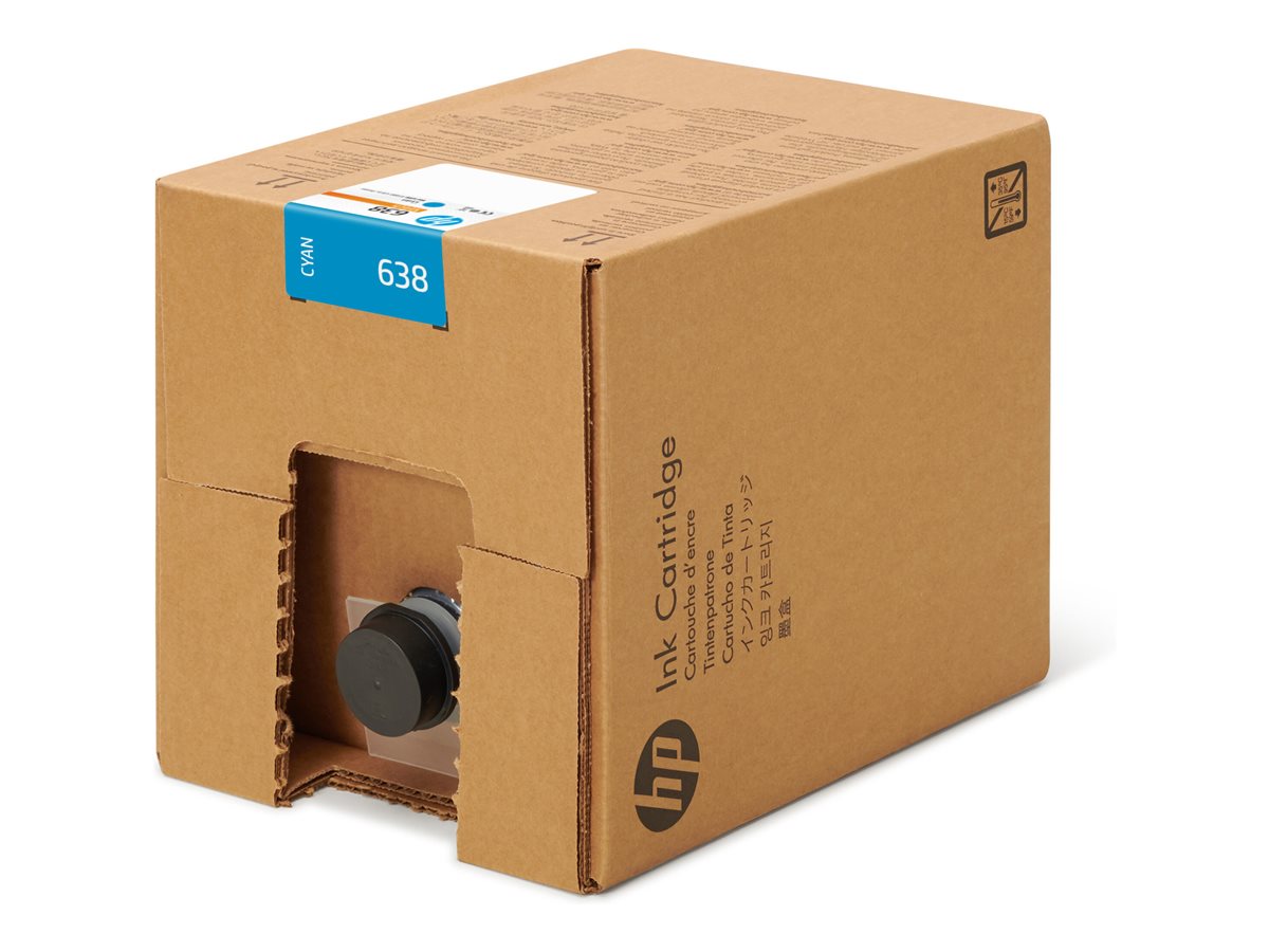 Tinteiro HP 638 10 L Azul Cyan Original - Imagem 3