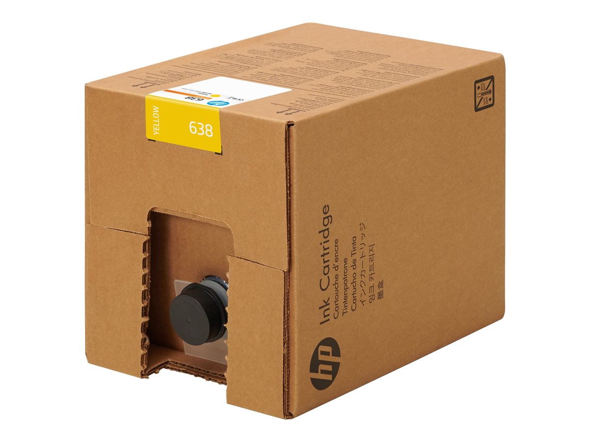 Tinta HP 638 10 L Amarelo Original - Imagem 2