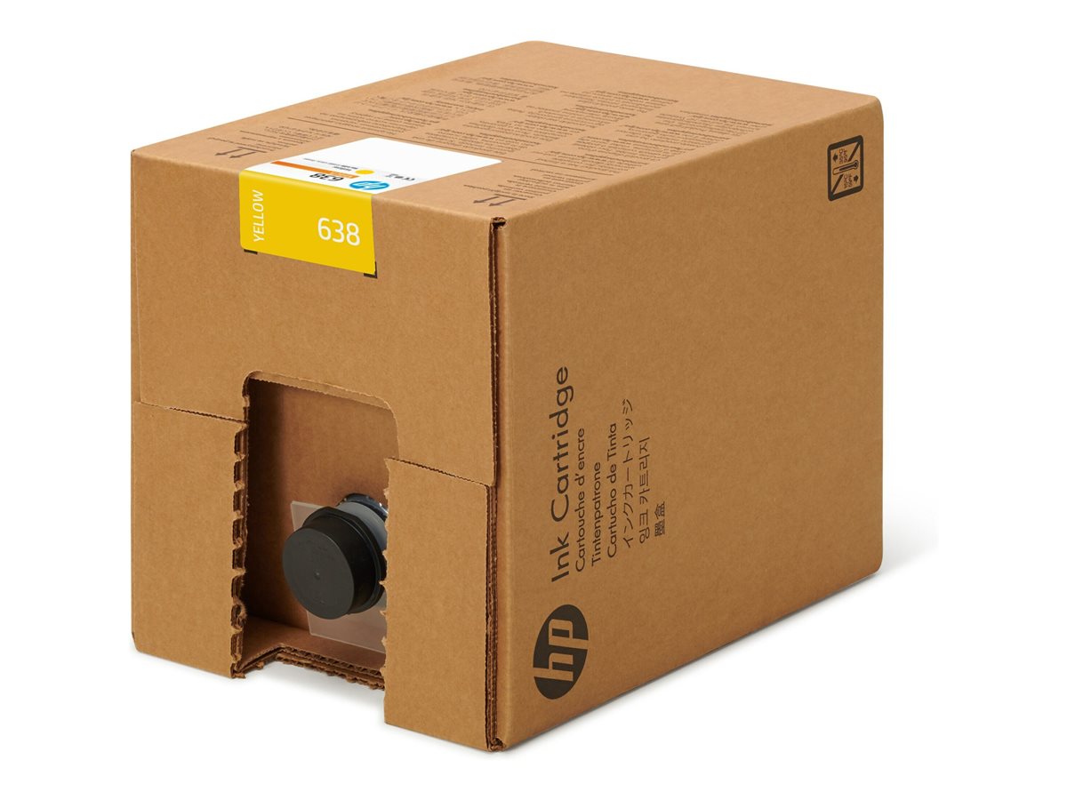 Tinta HP 638 10 L Amarelo Original - Imagem 3