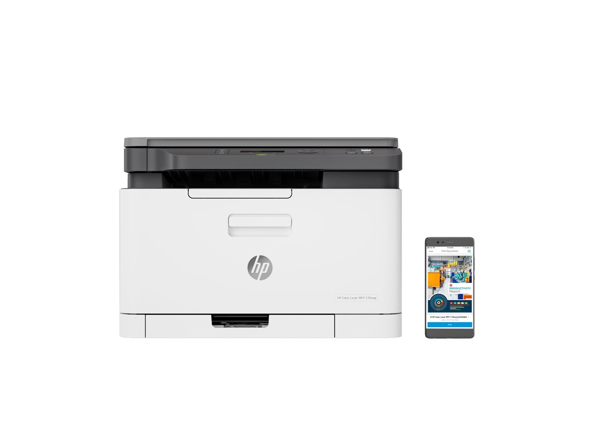 Impressora Multifunções Laser HP 178nw Cores A4 Wi-Fi - Imagem 2