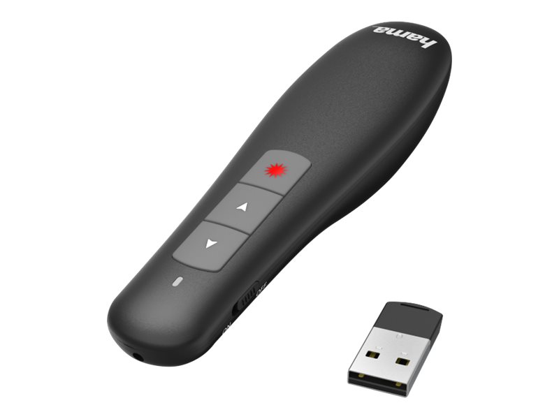 Apresentador Sem Fios Hama X-Pointer Laser Preto - Imagem 3