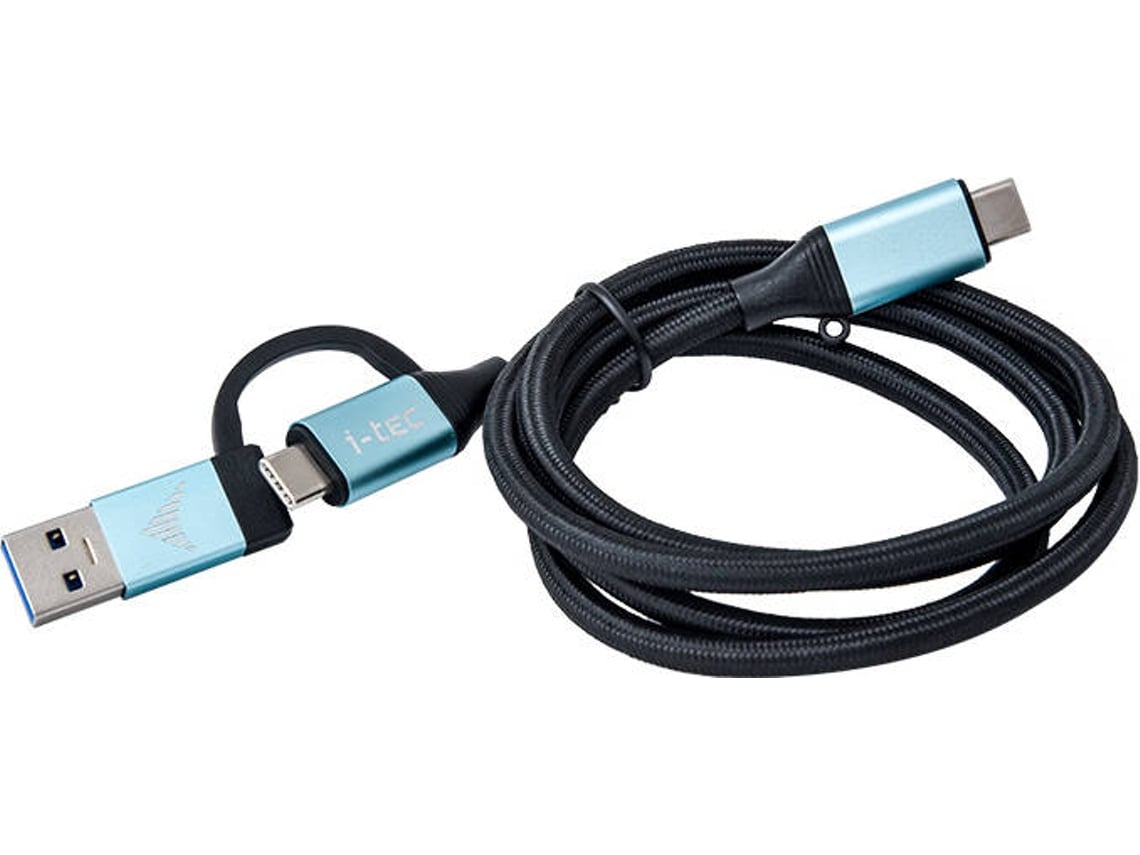 Cabo USB i-Tec Tipo C Tipo C 1m 4K Power Delivery Gen 2 - Imagem 1
