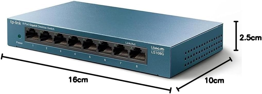 Switch TP-Link LiteWave LS108G Não Gerido 8 Portas Gigabit - Imagem 3