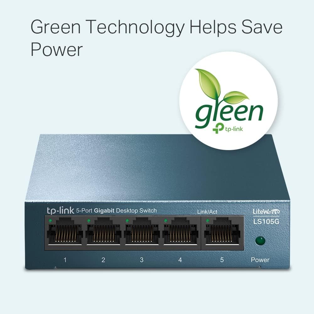 Switch TP-Link LiteWave LS105G 5 Portas Gigabit Não Gerido - Imagem 6