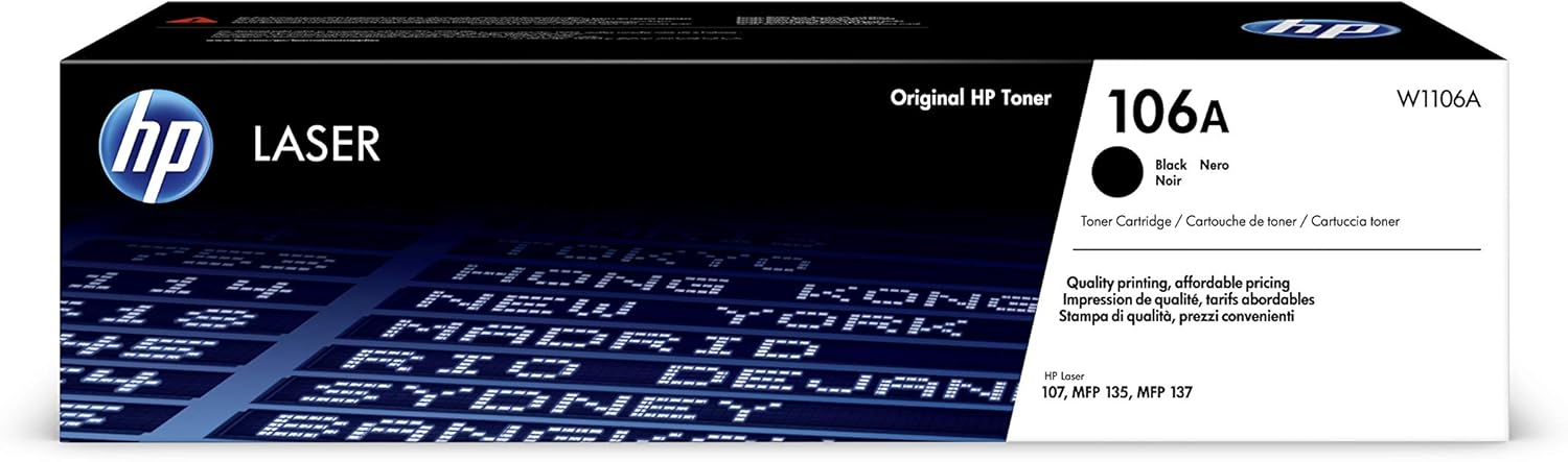 Cartucho de Toner HP 106A Original Preto