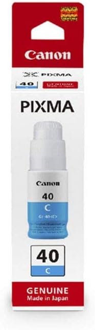 Recarga de Tinta Canon GI-40 C Azul Ciano Original para PIXMA G5040 G6040 G7040 GM2040 GM4040 - Imagem 1