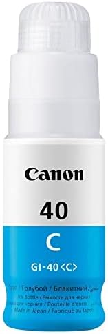 Recarga de Tinta Canon GI-40 C Azul Ciano Original para PIXMA G5040 G6040 G7040 GM2040 GM4040 - Imagem 3