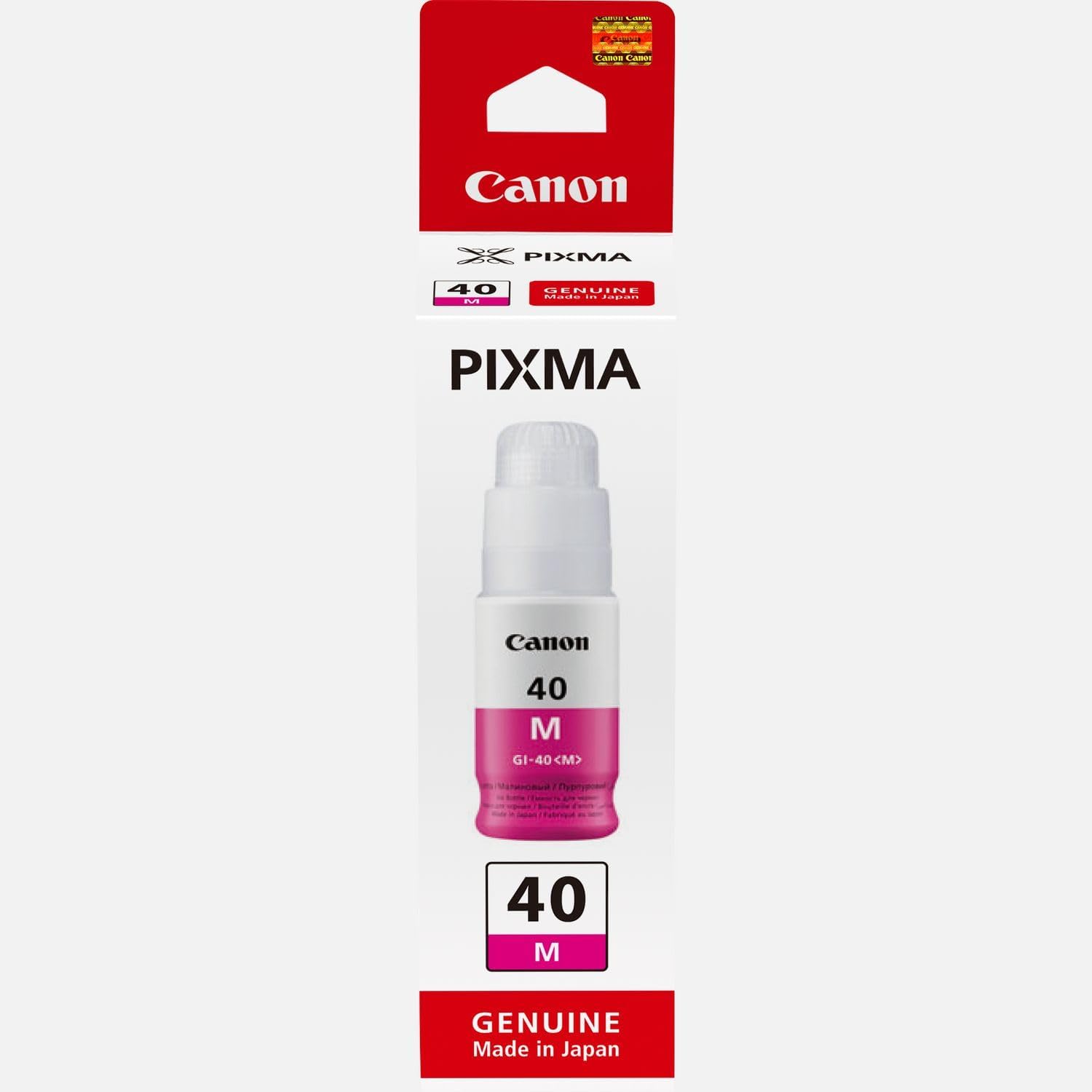 Recarga de Tinta Canon GI-40 M Magenta Original para PIXMA G5040 G6040 G7040 GM2040 GM4040 - Imagem 1