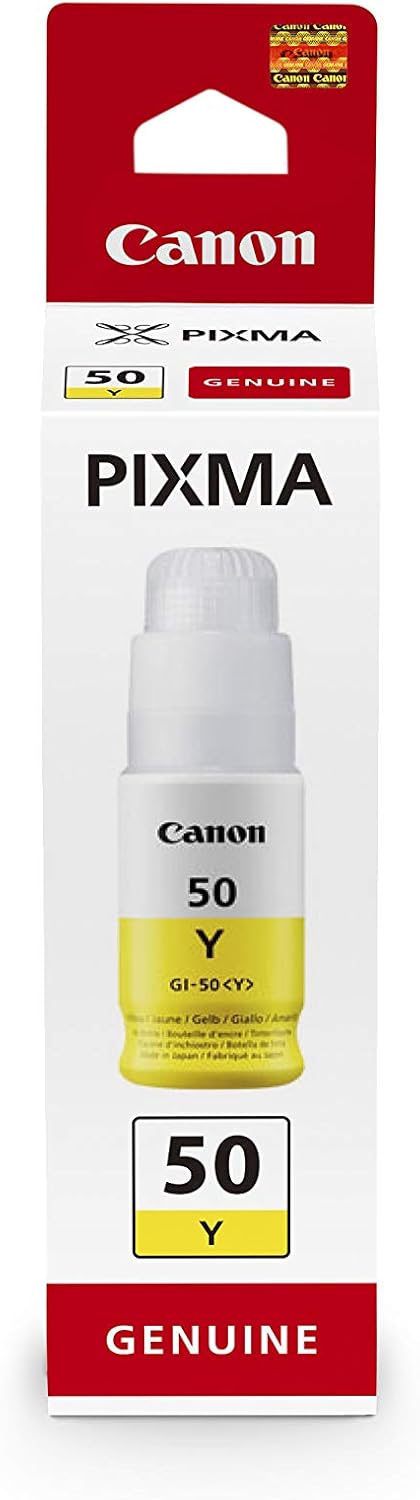 Tinta Canon GI 50 Y Amarelo Original - Imagem 2