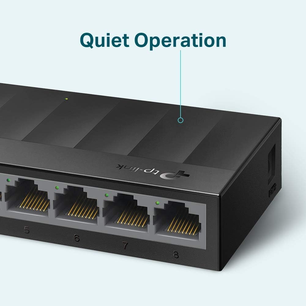Switch TP-Link LS1008G LiteWave Não Gerido 8 Portas Gigabit - Imagem 4