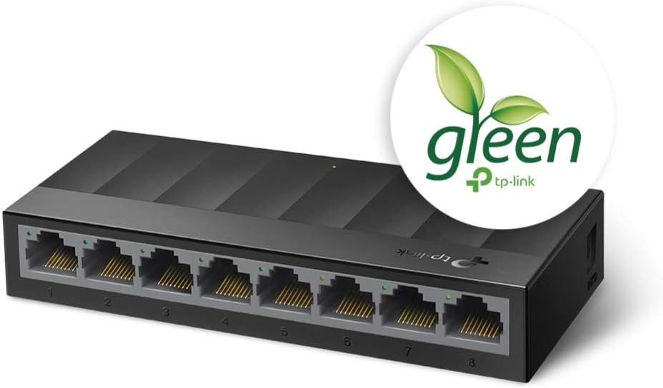 Switch TP-Link LS1008G LiteWave Não Gerido 8 Portas Gigabit - Imagem 2