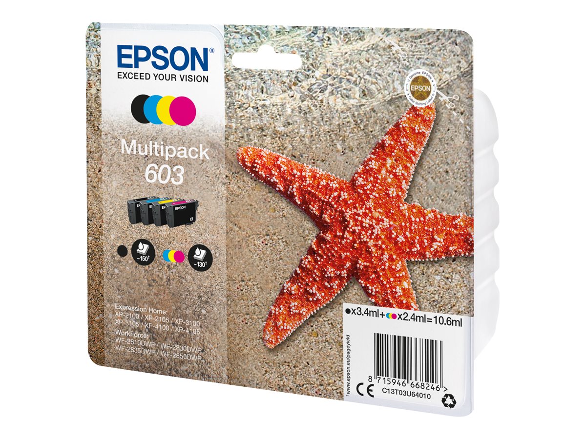 Pack Tinteiros Epson 603 Original 4 Cores - Imagem 2