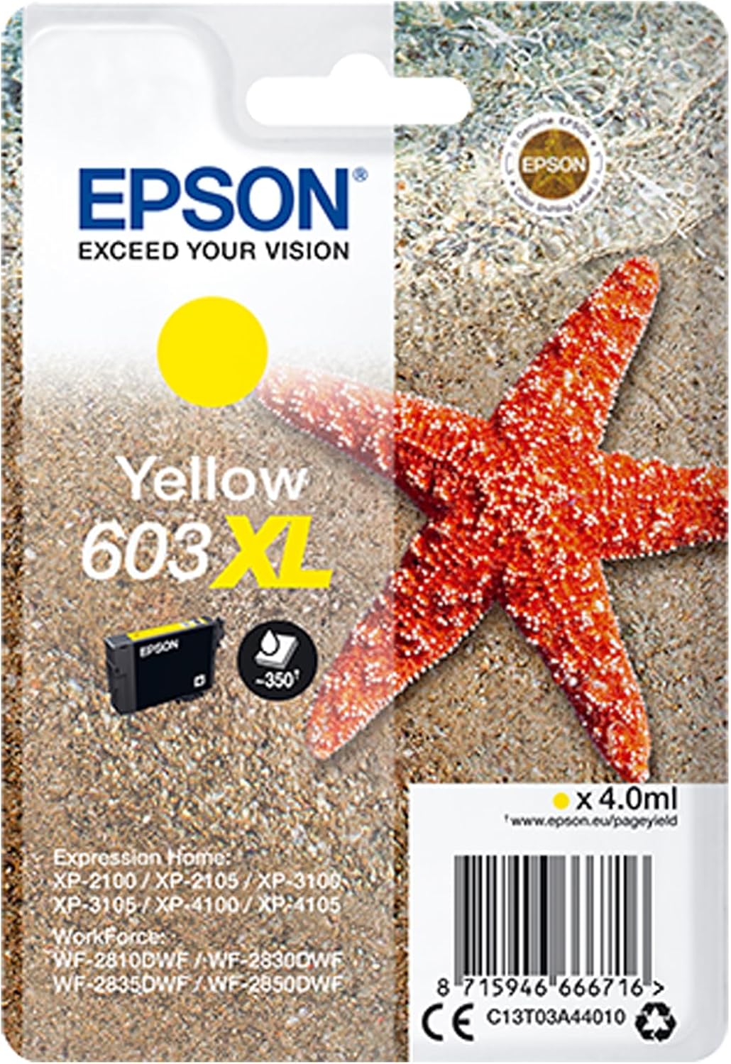 Tinteiro Epson 603XL XL Amarelo Original