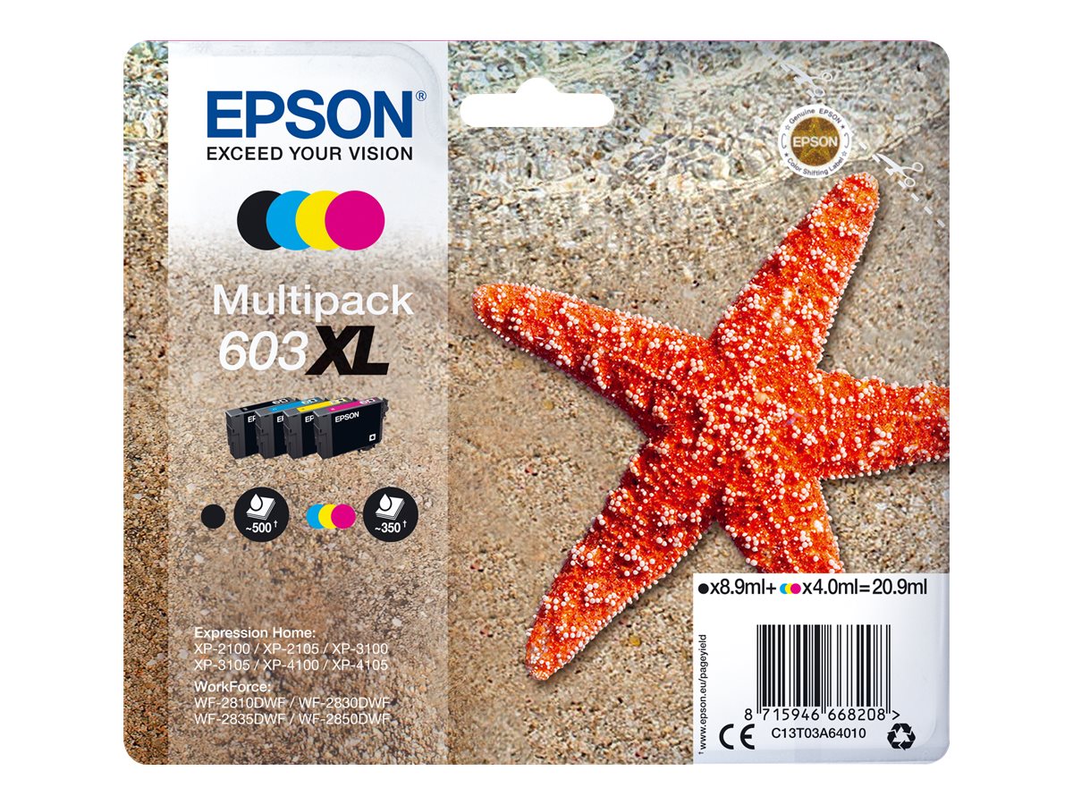 Pack Tinteiros Epson 603XL XL Cores Original - Imagem 4