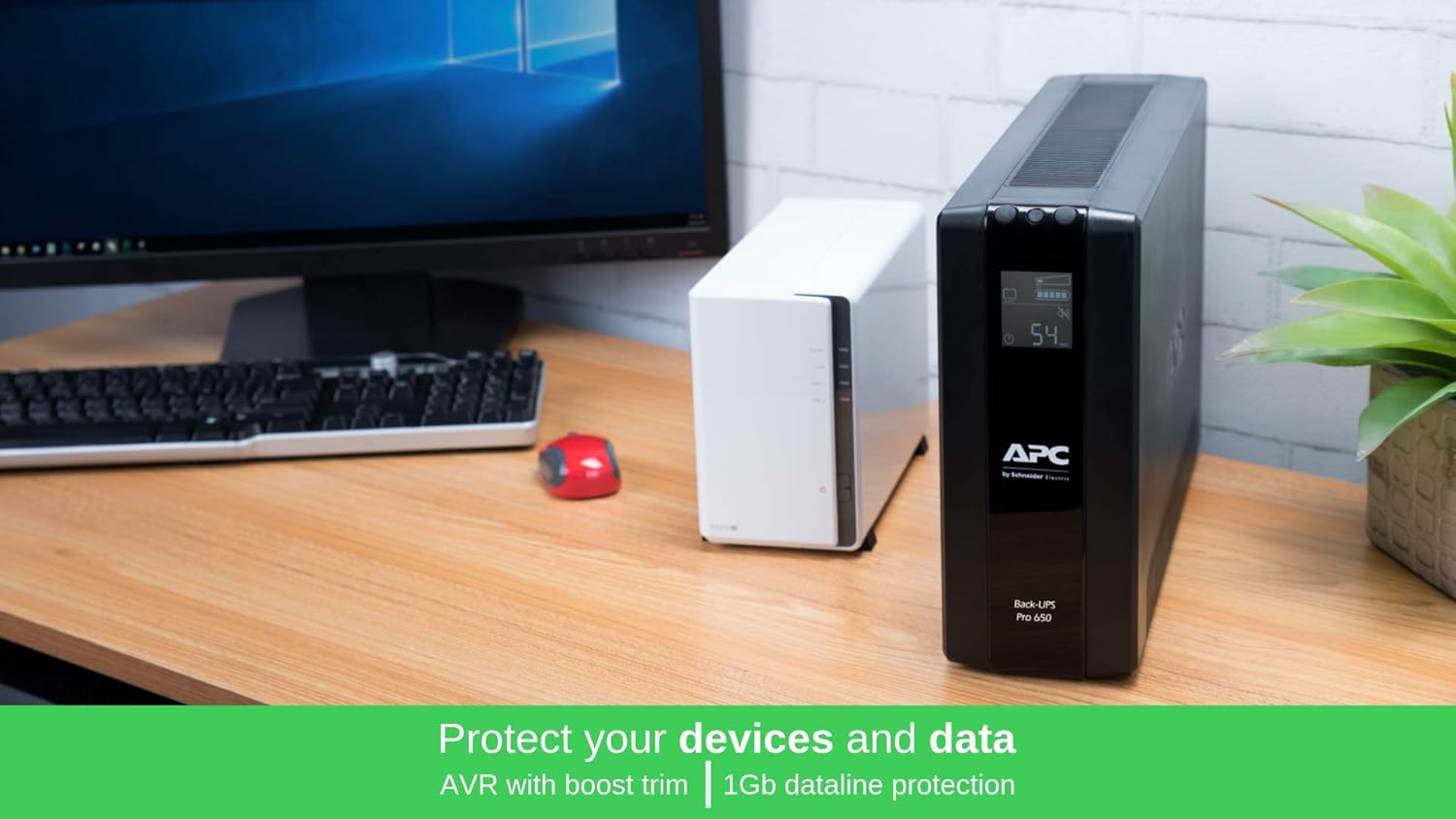 UPS APC Back-UPS Pro BR650MI 650 VA Preto - Imagem 9