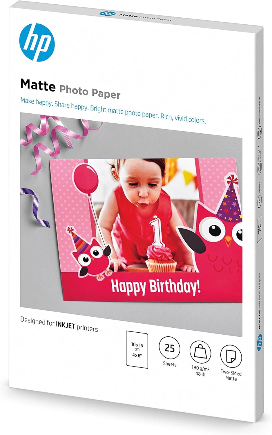Papel Fotográfico HP Mate 10x15 cm 25 Unidades - Imagem 2